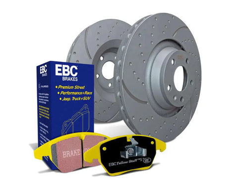 EBC Brakes S5K Yellowstuff Pad & GD Rotor Front Kit | 2022-2026 Honda Civic Si (S5KF2068)