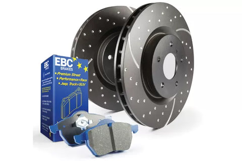 EBC Brakes S6K Bluestuff Pad & GD Rotor Front Kit | 2022-2026 Honda Civic Si (S6KF1486)
