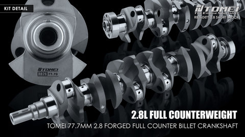 Tomei Short Block 2.8L Full Counterweight N1 Block  | 1989-2002 Nissan GT-R (TA102A-NS05B)