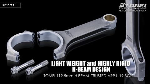 Tomei Short Block 2.8L Full Counterweight N1 Block  | 1989-2002 Nissan GT-R (TA102A-NS05B)