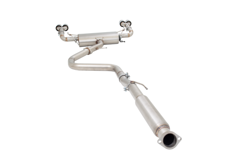 XForce 3" Stainless Steel Catback System w/ Varex | 2022+ Kia Forte GT Sedan & Hatch (ESKC22VKCS)