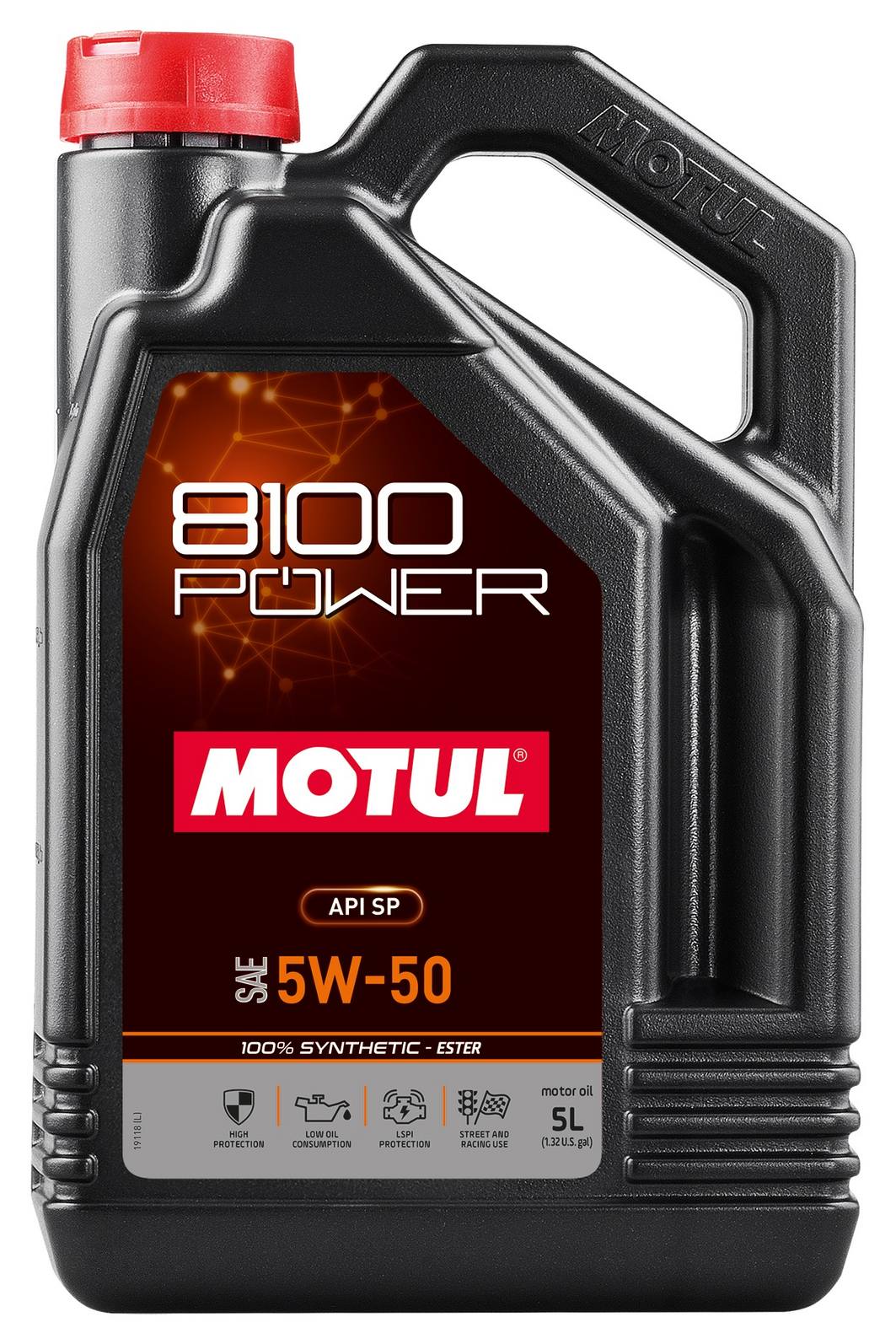 Motul 8100 Power 5W50 Full Synthetic Engine Oil (111812