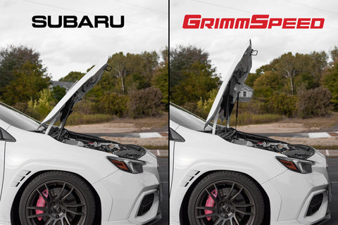 GrimmSpeed High Lift Hood Struts | 2015+ Subaru WRX / 2015-21 STI (113072)