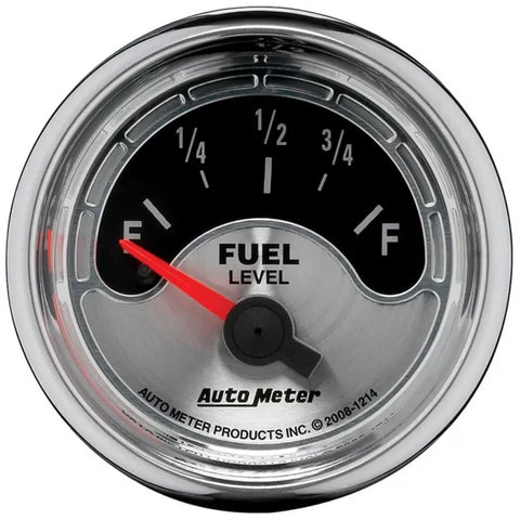 Autometer 2-1/16" 0-90 Ω SSE Fuel Level Gauge American Muscle | Universal (1214)