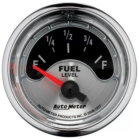 Autometer 2-1/16" 240- 33 Ω SSE Fuel Level Gauge American Muscle | Universal (1217)