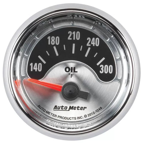 Autometer 2-1/16" 140-300 °F Oil Temperature Gauge American Muscle | Universal (1248)