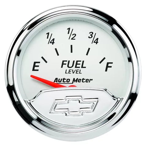 Autometer 2-1/16" 240-33 Ω SSE Fuel Level Gauge CHEVY VINTAGE | Universal (1317-00408)