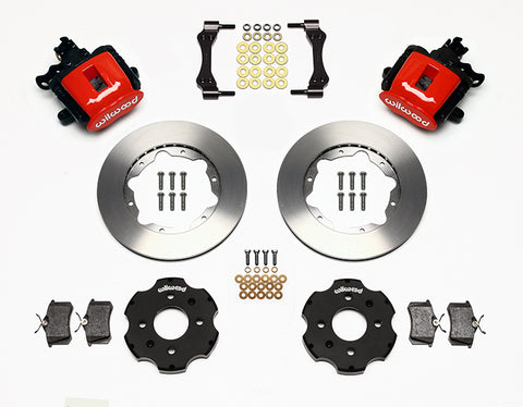 Wilwood Rear Parking Brake Caliper Brake Kit - 2.39" Axle Offset - 11" Rotors | 92-95 Civic / 93-97 Del Sol / 90-01 Integra (140-10206)