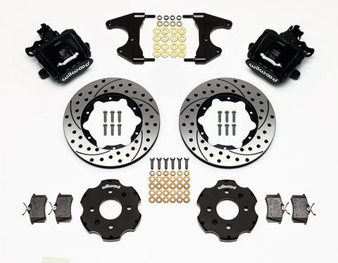 Wilwood Rear Parking Brake Caliper Brake Kit - 2.46" Axle Offset - 11" Rotors | 92-95 Civic / 93-97 Del Sol / 90-01 Integra (140-10208)