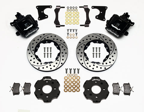 Wilwood Rear Parking Brake Caliper Brake Kit - 2.71" Axle Offset - 11" Rotors | 92-95 Civic / 93-97 Del Sol / 90-01 Integra (140-10210)