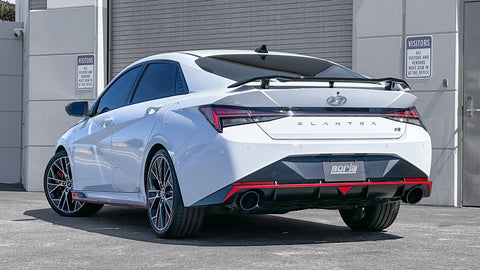 Borla Cat-Back Exhaust System - Black Chrome Tips | 2022-2023 Hyundai Elantra N (140925BC)