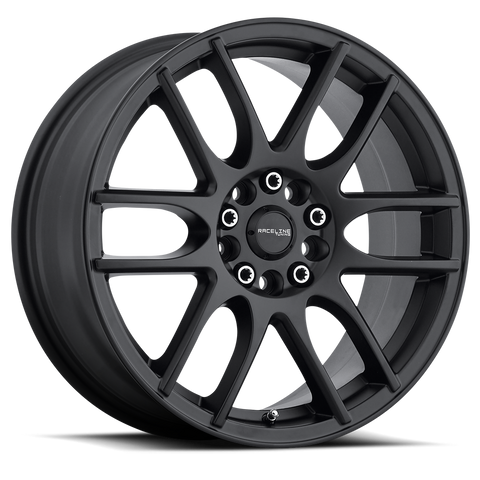 Raceline Wheels Mystique Satin Black 17x7.5 | 5x110 (141B-77586+40)