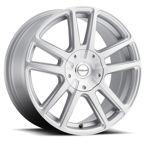 Raceline Wheels Encore Silver 18x8 | 5x112/5x120 (145S-88091+40)