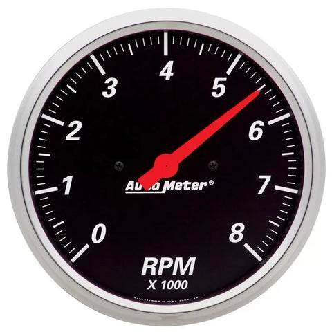 Autometer 5" 0-8000 RPM Tachometer Gauge Designer Black | Universal (1499)