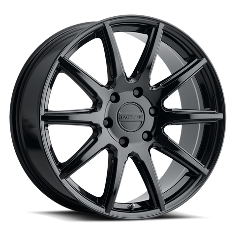 Raceline Wheels Spike Gloss Black 20x8.5 | 5x114.3 (159B-28512+35)