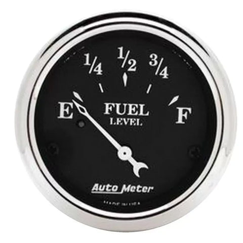 Autometer 2-1/16" 0-30 Ω Fuel Level Gauge Old Tyme Black | Universal (1718)
