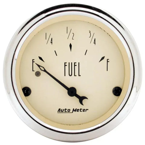 Autometer 2-1/16" 240-33 Ω Fuel Level Gauge Antique Beige | Universal (1817)