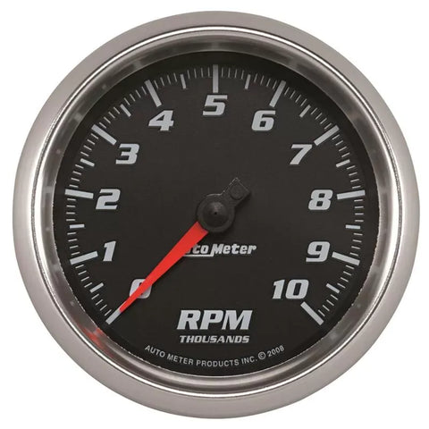Autometer 3-3/8" 0-10000 RPM PRO-CYCLE Tachometer Gauge Black | Universal (19698)