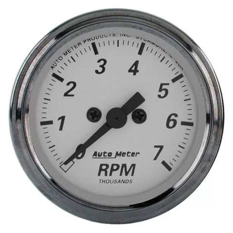 Autometer 2-1/16" 0-7000 RPM Tachometer Gauge American Platinum | Universal (1994)