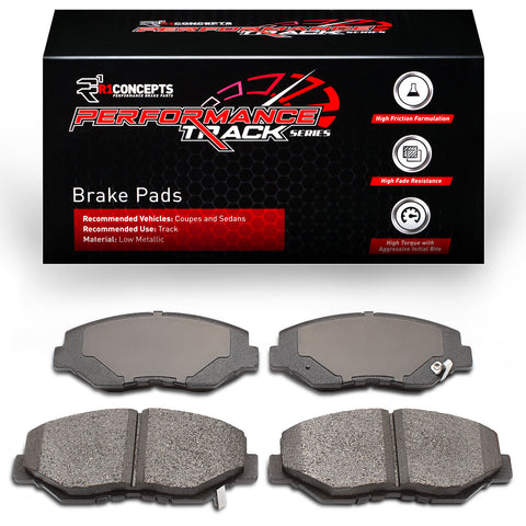 R1 Concepts Front Track/Street Brake Pads | 2016-2021 Honda Civic Sport & EX (2000-0914-00)