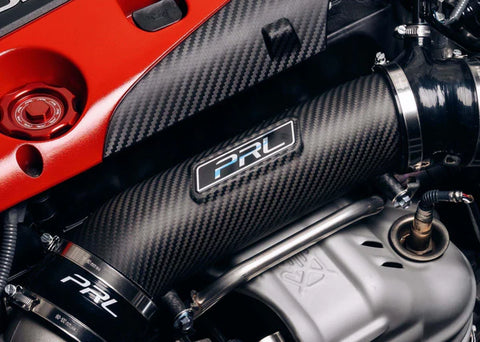 PRL Motorsports Matte Carbon Fiber Inlet Pipe | 2023+ Honda Civic Type-R (PRL1.1019.1.CARM)