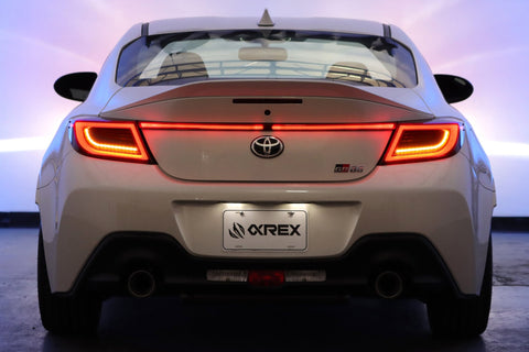 Alpharex LUXX-Series LED Tail Lights - Black Smoke | 2021+ Toyota GR86 / Subaru BRZ (675020)