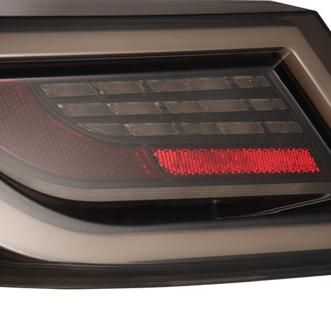 Alpharex LUXX-Series LED Tail Lights - Black Smoke | 2021+ Toyota GR86 / Subaru BRZ (675020)