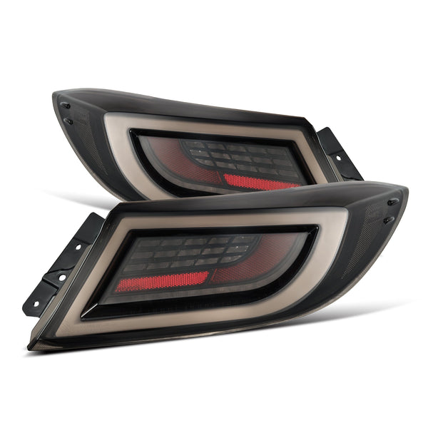 Alpharex LUXX-Series LED Tail Lights - Black Smoke | 2021+ Toyota