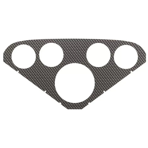 Autometer Optional Faceplate For #2208 Silver Carbon LOOK | Universal (2124)
