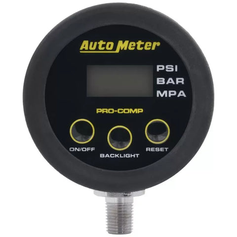 Autometer 50 PSI / 3.45 BAR Tire Press Gauge Head | Universal (2167)