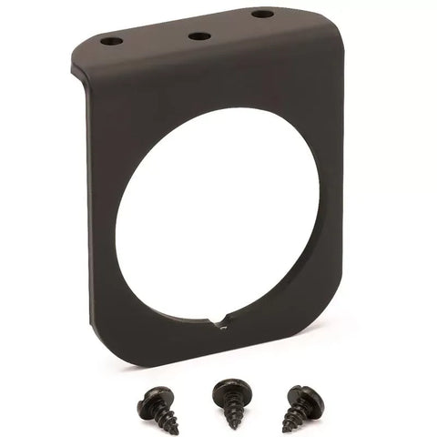 Autometer 2-1/16" Single Gauge Mounting Panel Black Aluminum | Universal (2236)