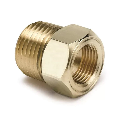 Autometer 1/2-1/16" NPT MALE Adapter Fitting Brass | Universal (2264)