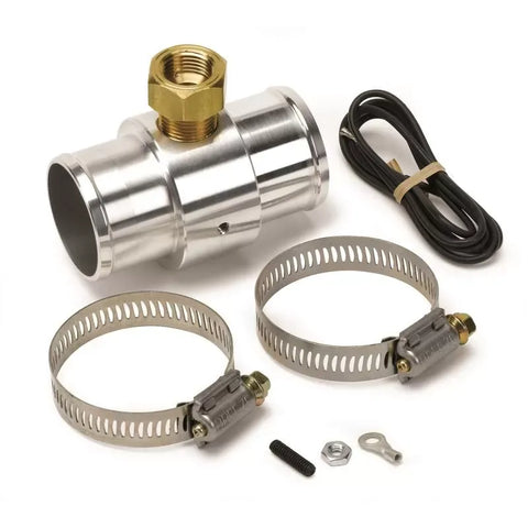 Autometer 1.5" RADIATOR HOSE 3/8" NPTF FEMALE Adapter Fitting Aluminum | Universal (2283)