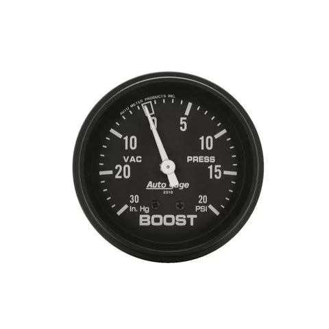 Autometer 2-5/8" 30 IN HG/20 PSI Vacuum/Boost Gauge Auto Gage | Universal (2310)
