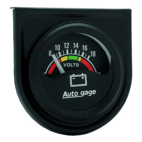 Autometer 1-1/2-1/16" 8-18V Voltmeter Gauge Console Auto Gage | Universal (2356)