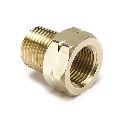 Autometer 3/8" NPT MALE Adapter Fitting Brass | Universal (2370)