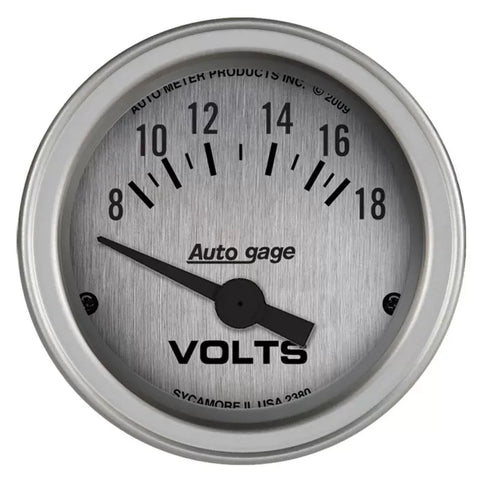 Autometer 2-1/16" 8-18V Voltmeter Gauge Auto Gage | Universal (2380)