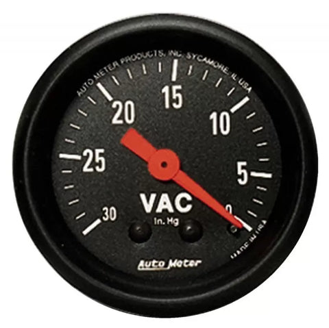 Autometer 2-1/16" 0-30 IN HG Vacuum Gauge Z-SERIES | Universal (2610)