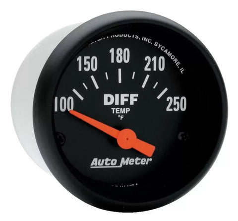 Autometer 2-1/16" 100-250 °F Differential Temperature Gauge Z-SERIES | Universal (2636)
