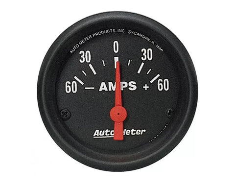 Autometer 2-1/16" 60-0-60 AMPS Ammeter Gauge Z-SERIES | Universal (2644)