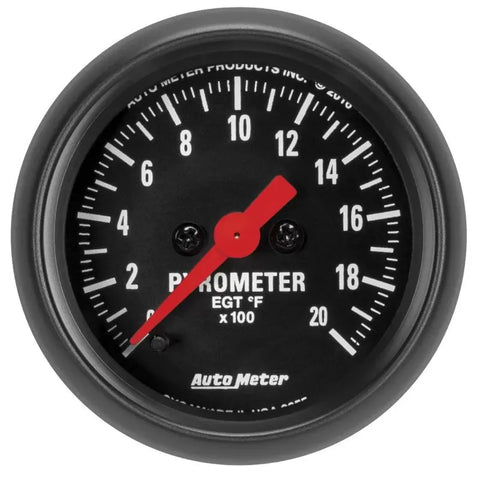 Autometer 2-1/16" 0-2000 °F Pyrometer EGT Gauge Z-SERIES | Universal (2655)