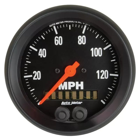 Autometer 3-3/8" 0-140 MPH Speedometer Gauge Z-SERIES | Universal (2680)