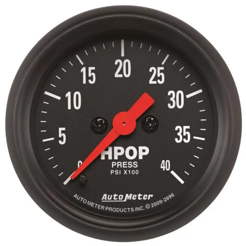 Autometer 2-1/16" 0-4K PSI High Pressure Oil Pump Gauge Z-SERIES | Universal (2696)