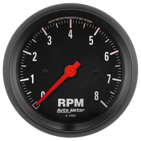 Autometer 3-3/8" 0-8000 RPM Tachometer Gauge Z-SERIES | Universal (2699)