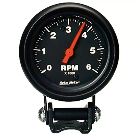 Autometer 2-5/8" 0-6000 RPM Pedestal Tachometer Gauge Z-SERIES | Universal (2891)