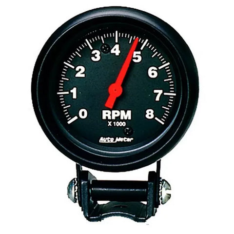 Autometer 2-5/8" 0-8000 RPM Pedestal Tachometer Gauge Z-SERIES | Universal (2892)