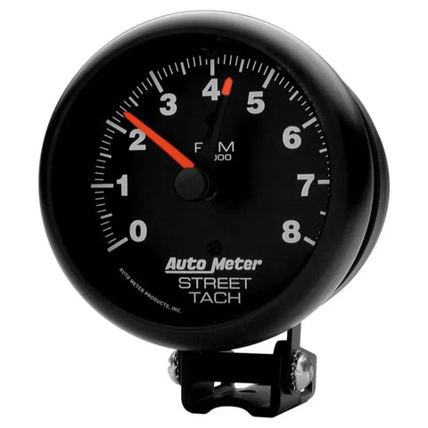 Autometer 3-3/4" 0-8000 RPM Pedestal Tachometer Gauge Z-SERIES | Universal (2894)