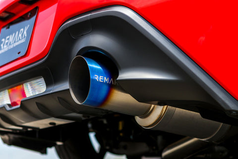 Remark R-1 Spec Full Titanium Catback Exhaust | 2022+ Subaru BRZ / Toyota GR86 (RK-C1063T-04TF/TFC)