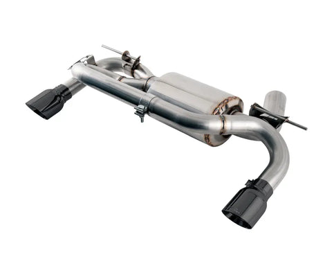 AWE Touring Edition Axle Back Exhaust for BMW F3X 340i / 440i - Diamond Black Tips (90mm) (3010-33040)