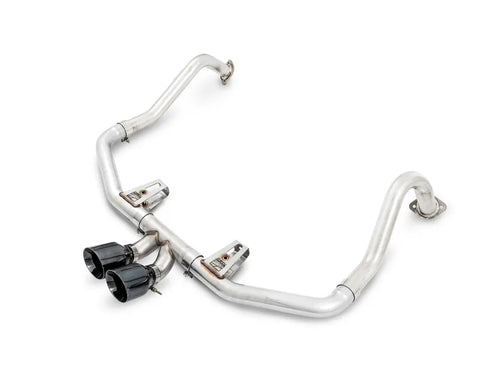 AWE Track Edition Exhaust for Porsche 718 Boxster / Cayman - Diamond Black Tips (3010-33048)